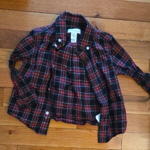 Ralph Lauren Kids Plaid Shirt - Red and Black